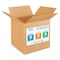 Idl Packaging 9 in x 9 in x 9 in Shipping Box, Kraft, Corrugate, Single Wall, 200#, 25 PK B-999-25 - alternate 1
